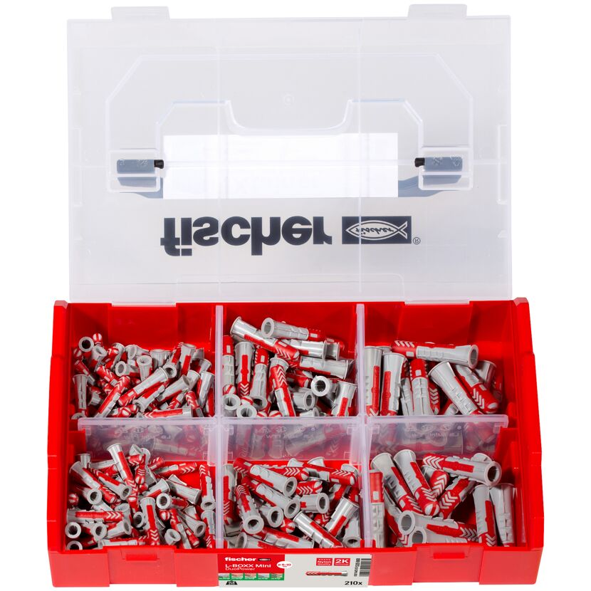 Dübel-Box 'FIXtainer - Duopower' 210-teilig