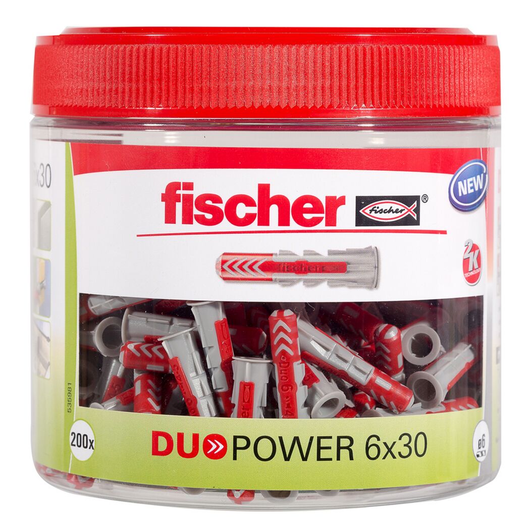 Fischer DUOPOWER 6x30 Dübel in einer Dose