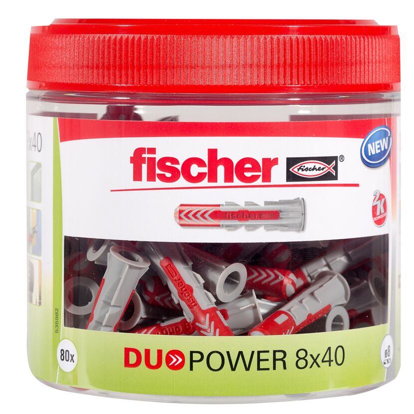 Fischer DUOPOWER 8x40 Dübel in Dose