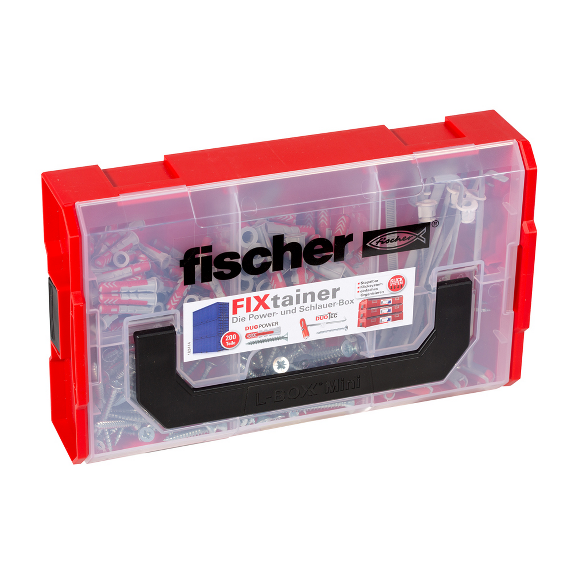 Dübel- und Schrauben-Box 'FIXtainer - Duopower/Duotec' 200-teilig + product picture