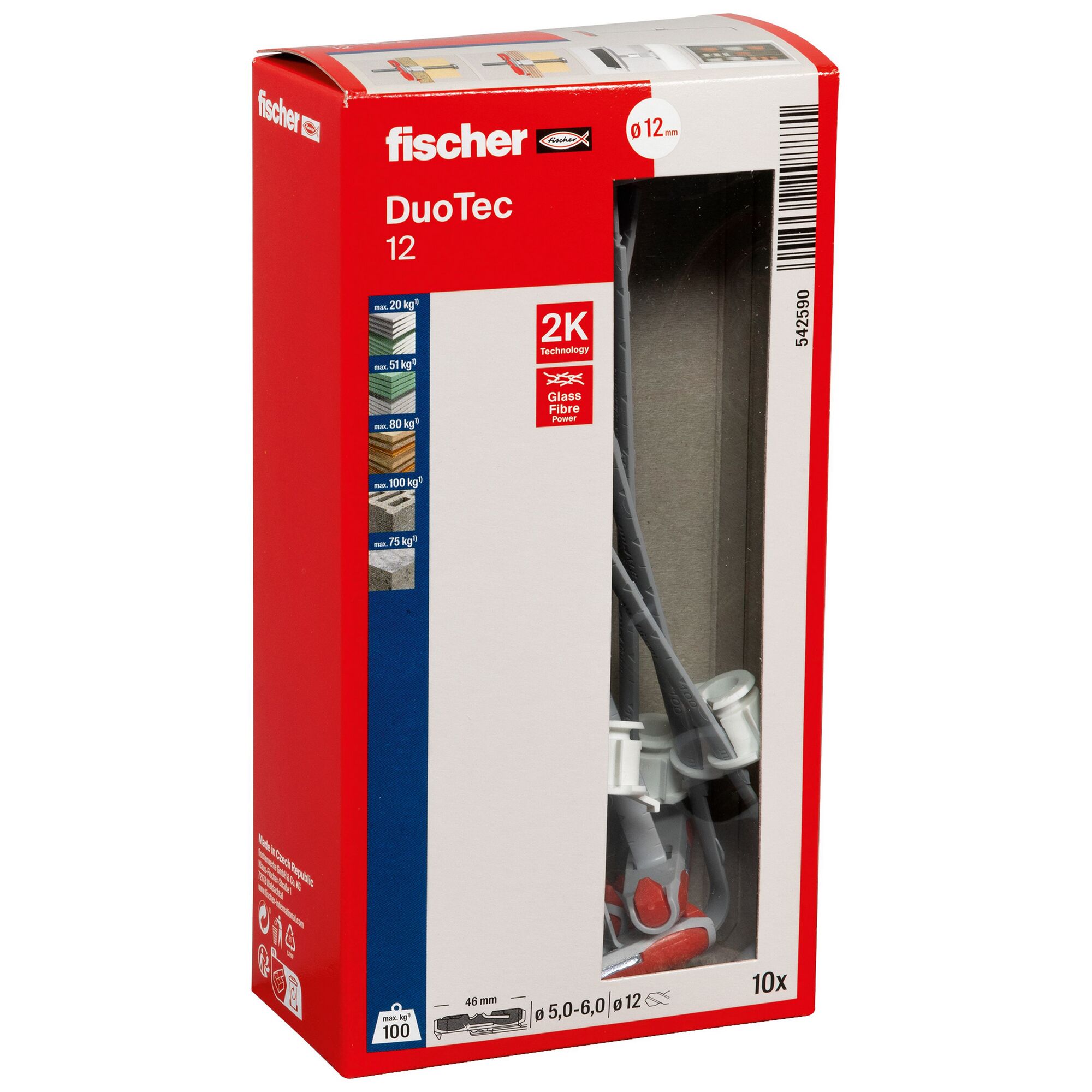 Fischer DuoTec 12 Dübel