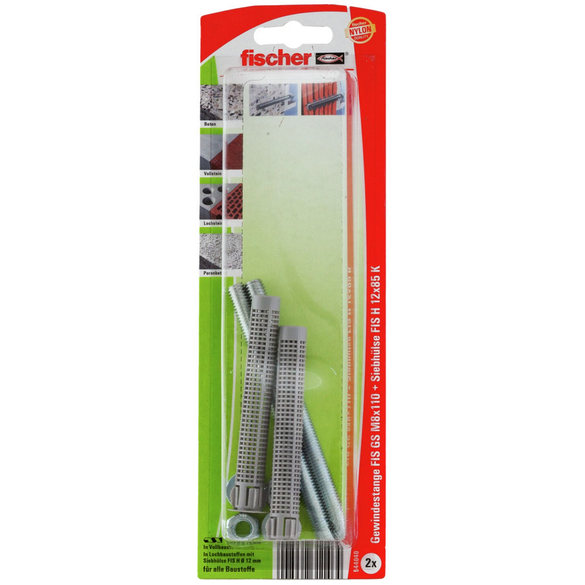 Fischer Gewindestange FIS GS M8x110 + Siebhülse