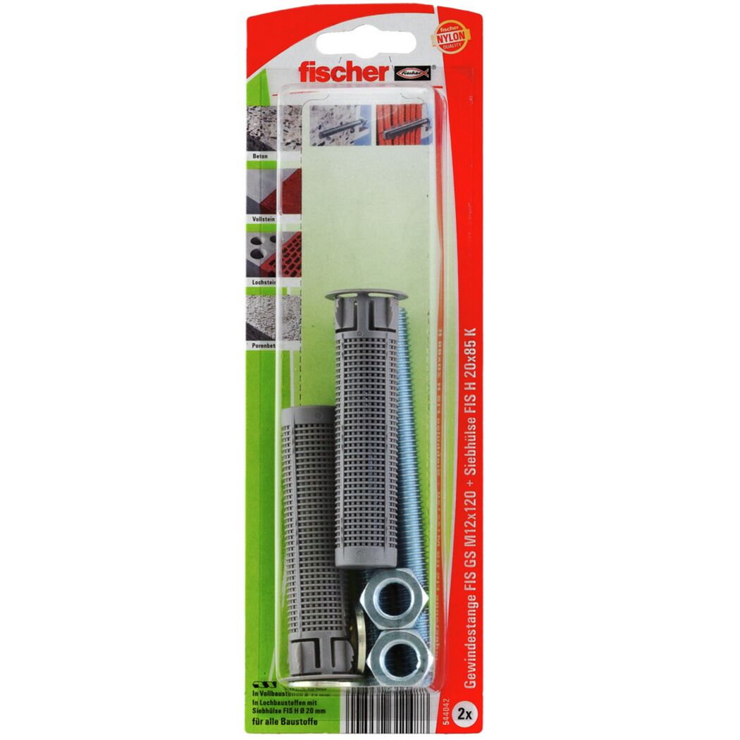 Fischer FIS GS M12x120 + Siebhülse FIS H 20x85 K