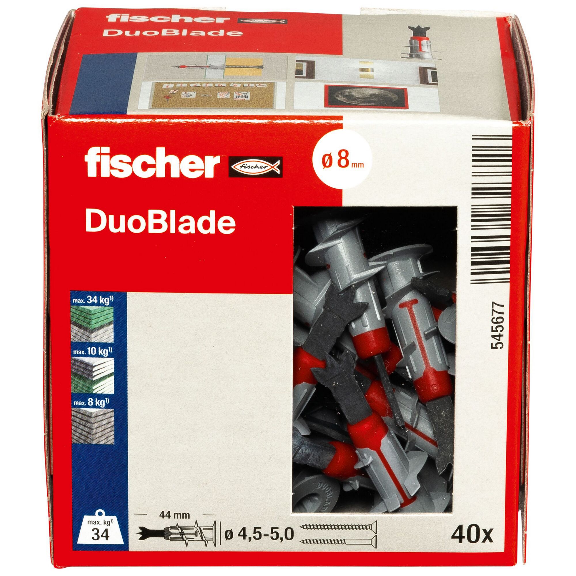 Fischer DuoBlade Dübel im Karton