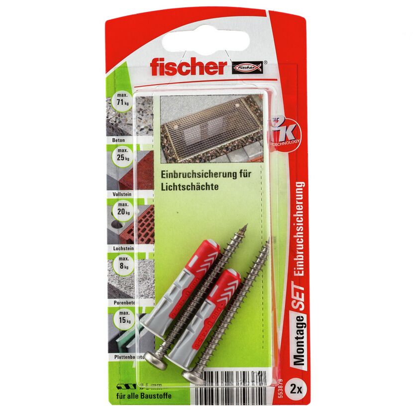 Fischer Lichtschachteinbruchsicherung