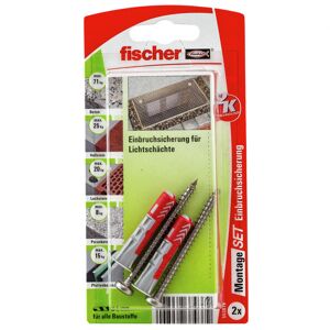 Montage-Set 'K' für Lichtschachtgitter, Ø 8 mm, 4-teilig