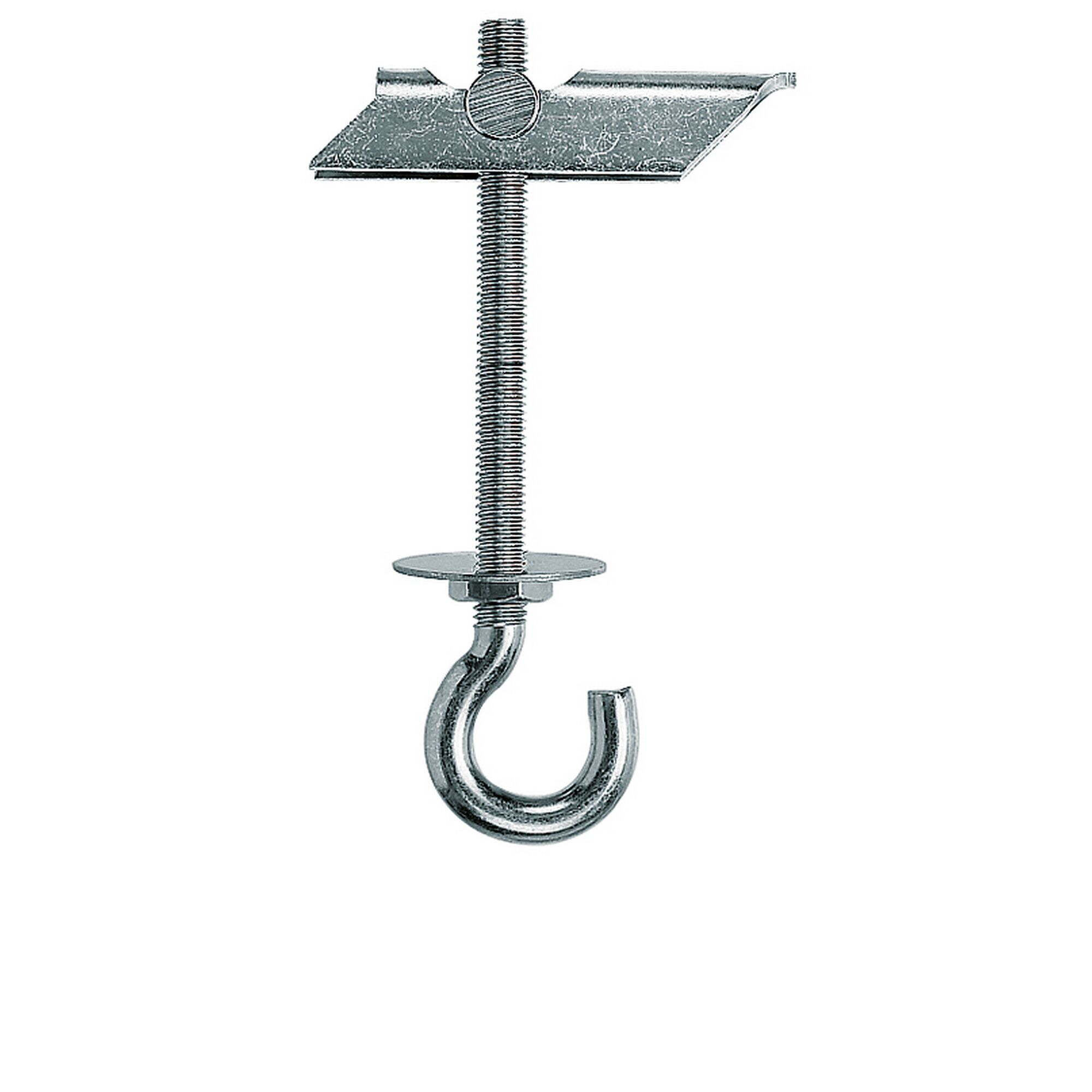 Haken mit Gewinde und Klemme