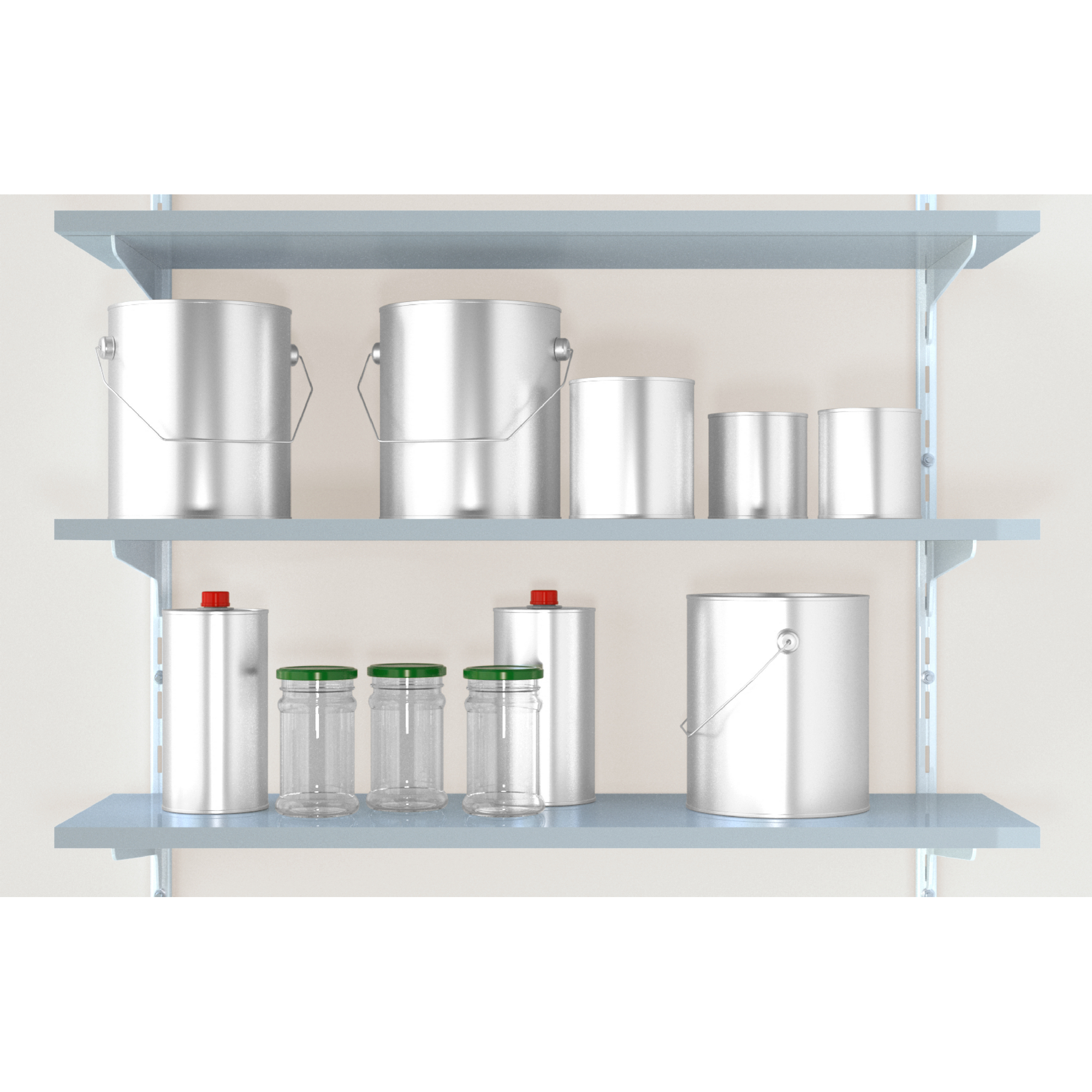 Hohlraum-Metalldübel 'HM 5 x52 S' mit metrischer Schraube 50 Stück