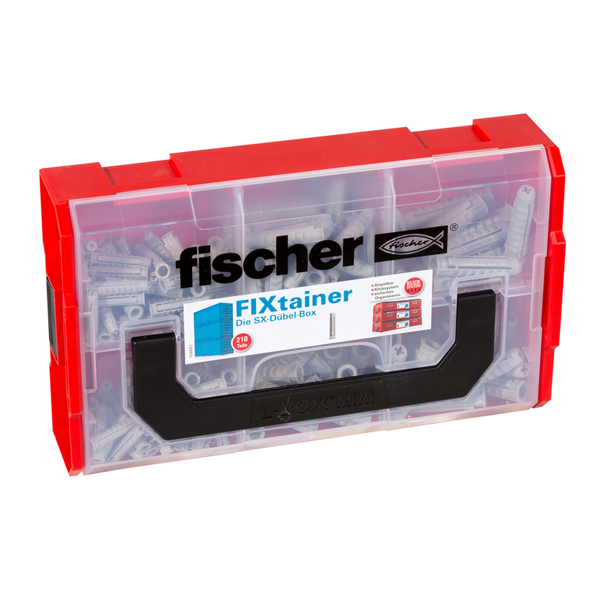Fischer Dübel-Set ‚SX FIXtainer‘ 210-teilig