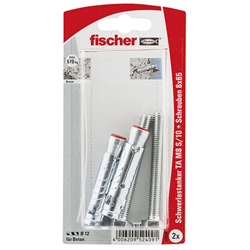 fischer Schwerlastanker TA M8 S / 10 2 Stück