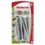 fischer Universaldübel UX 10 x 60 R S mit Rand und Schraube 4 Stück
