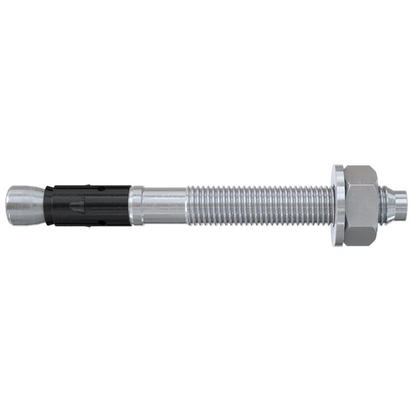 Dämmstoffhalter mit Schraube und Dübel