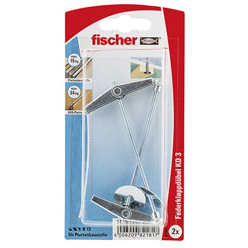fischer Kippdübel KD 3 2 Stück