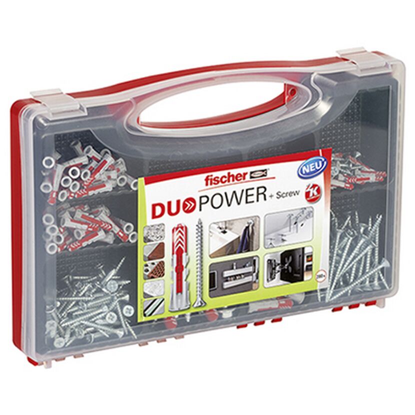 Fischer DUOPOWER + Schrauben-Set in Sortimentsbox