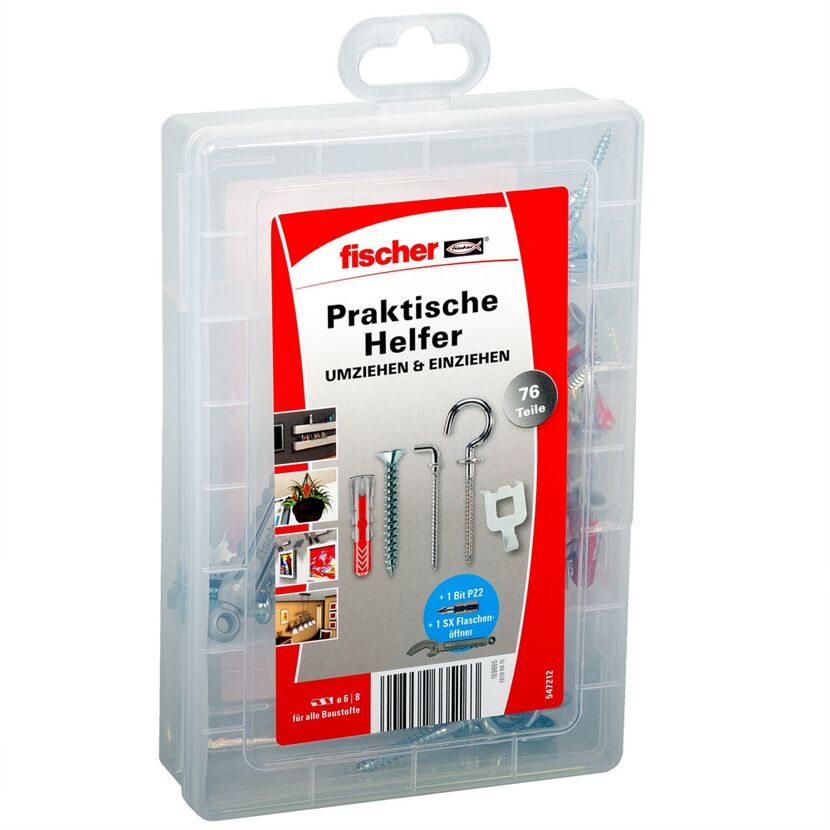 Fischer Praktische Helfer Umzugsset 76-teilig