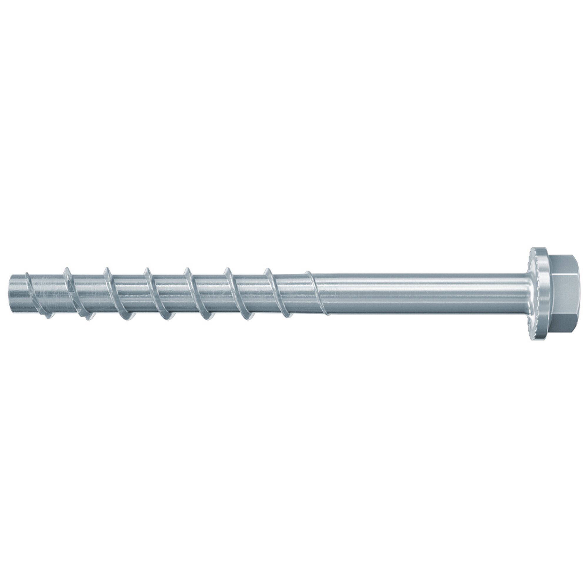 Metallschraube mit Gewinde und Sechskantkopf