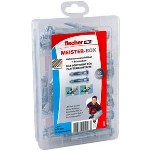 Meister-Box mit Hohlraum-Metalldübel und Schrauben 50-teilig
