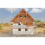 Haus im Bau mit Gerüst