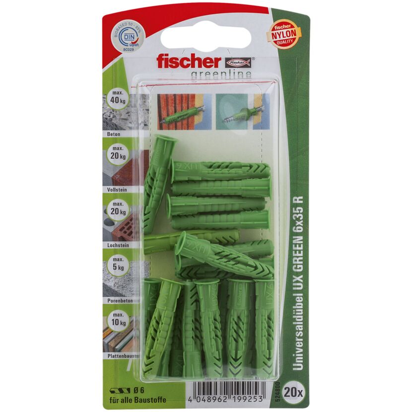 Fischer UX green 6x35R Universaldübel