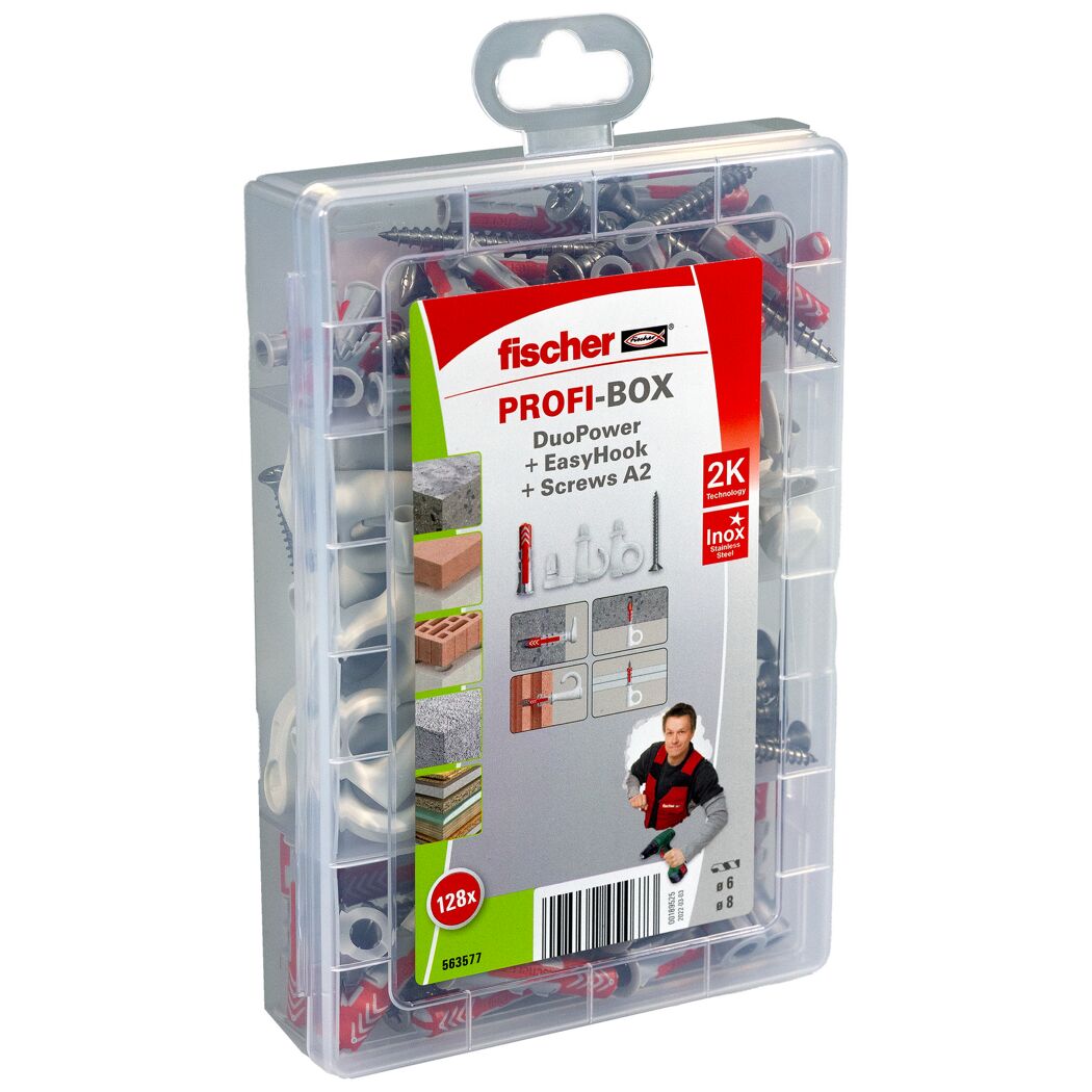 Fischer Profi-Box DuoPower, EasyHook und Schrauben