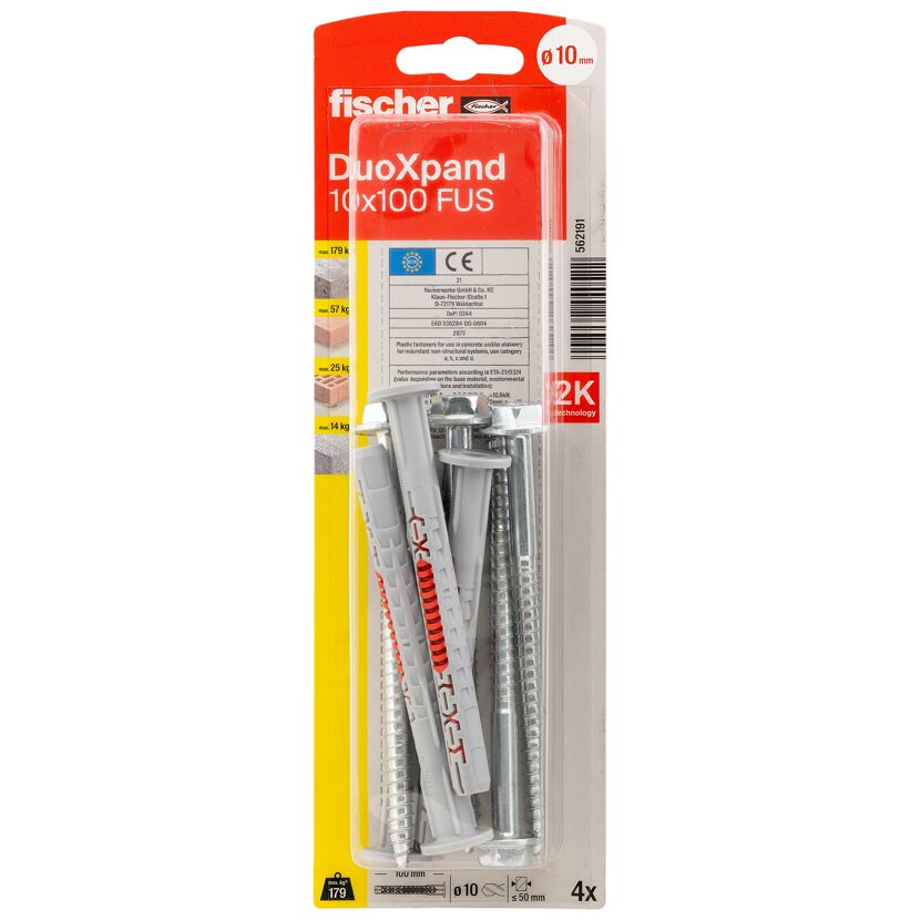 Fischer DuoXpand 10x100 FUS Dübel