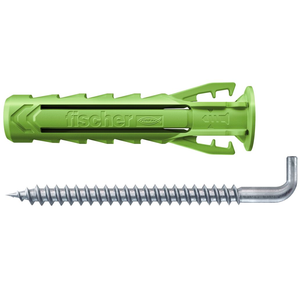 Fischer Dübel SXplus Green 6x30 mit Hakenschraube