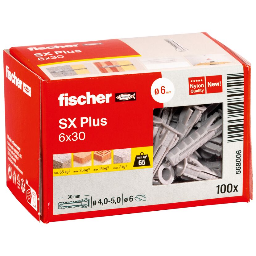 Fischer SX Plus 6x30 Dübel