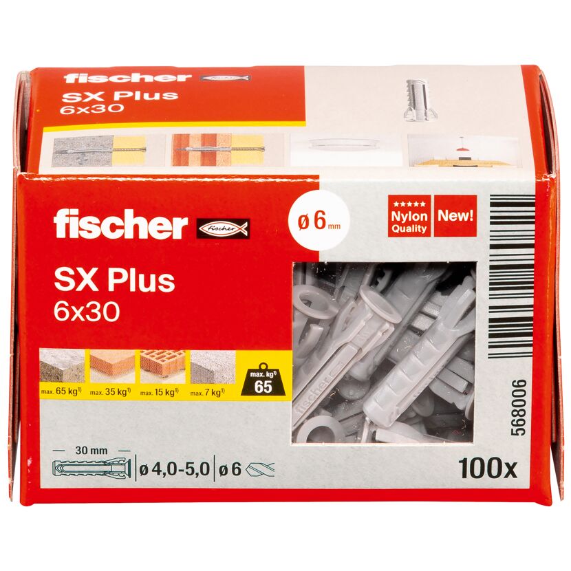 Fischer SX Plus 6x30 Dübel