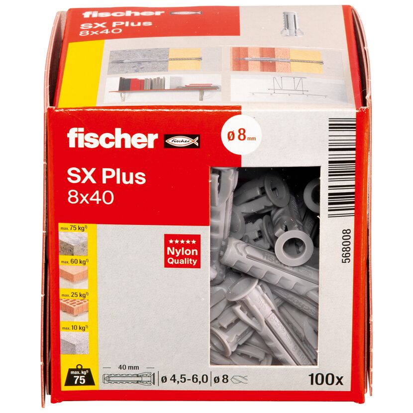 Fischer SX Plus 8x40 Dübel