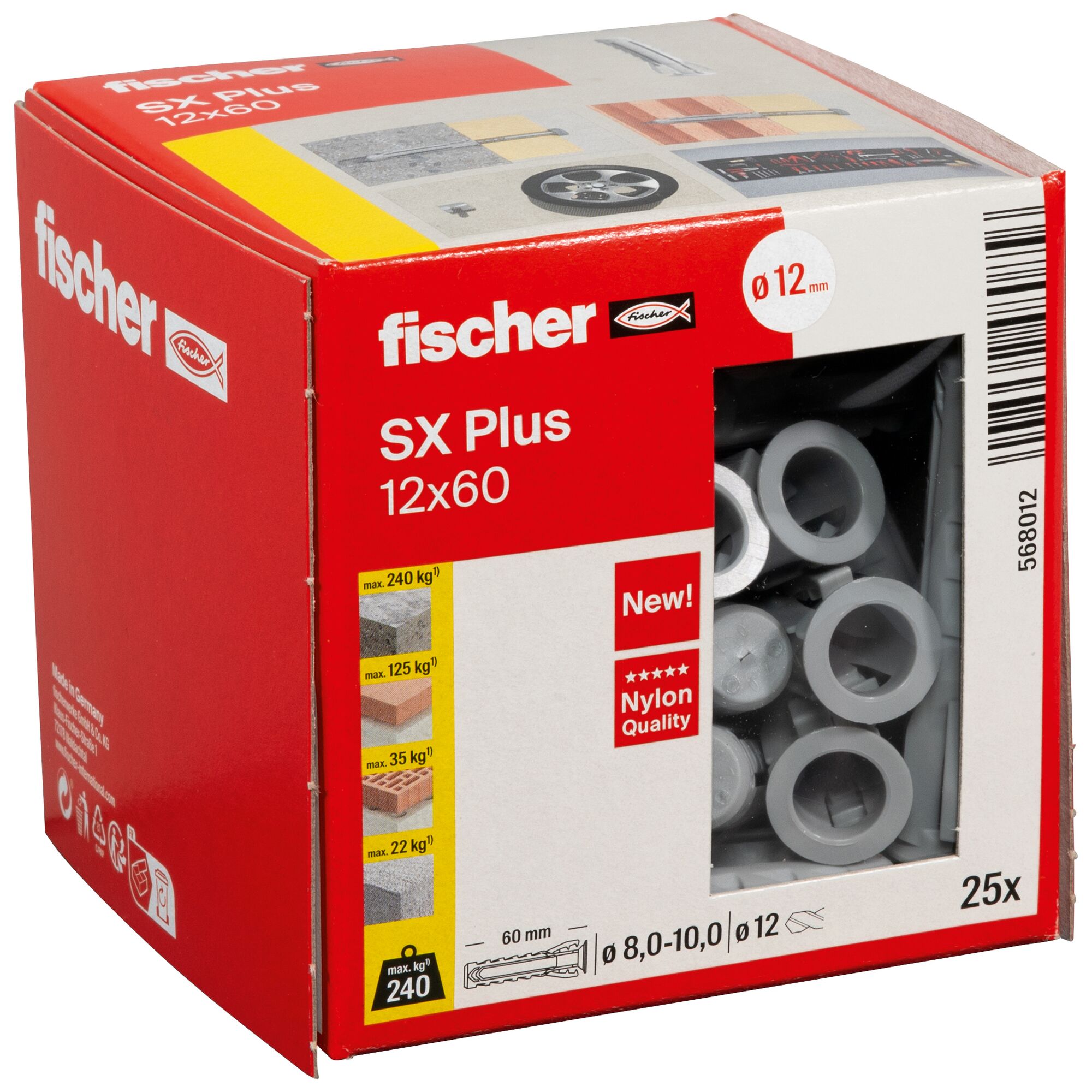 Fischer SX Plus 12x60 Dübel