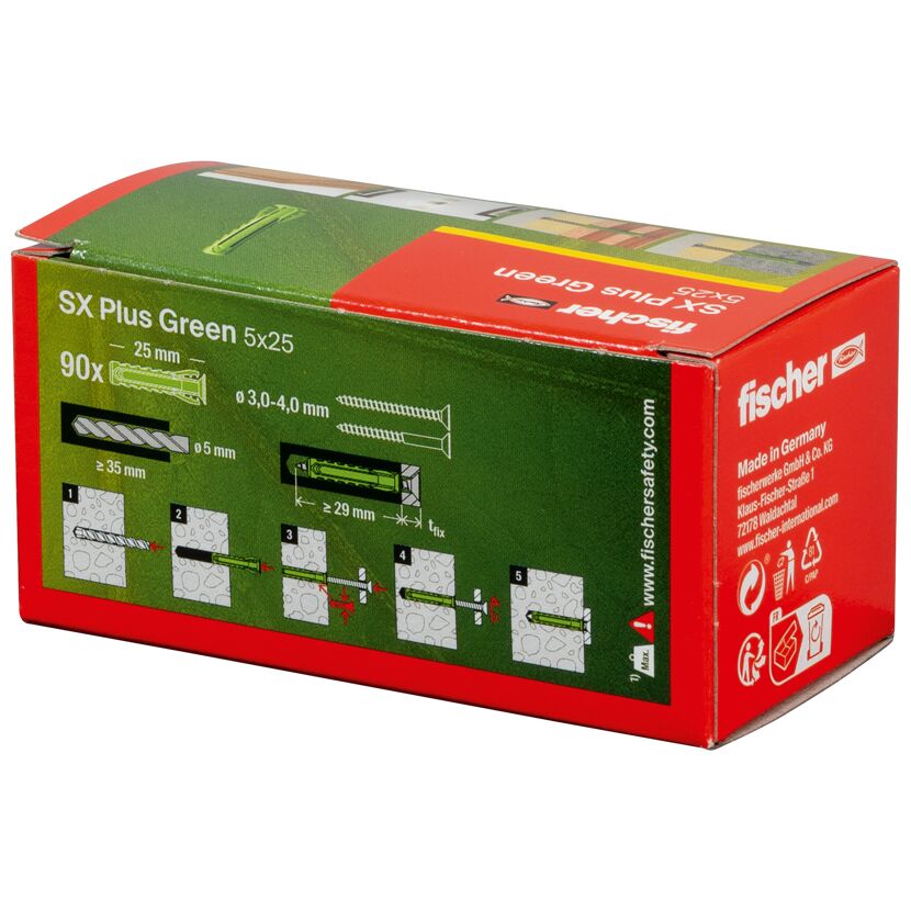 Fischer SX Plus Green 5x25 Dübel