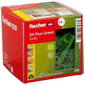 Spreizdübel-Set 'SX Plus Green' Ø 8 x 65 mm, 45-teilig