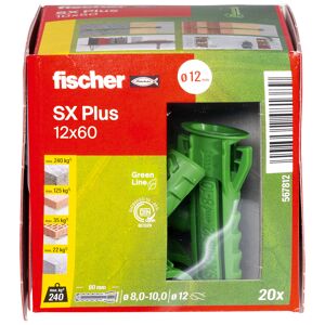 Spreizdübel-Set 'SX Plus Green' Ø 12 x 60 mm, 45-teilig