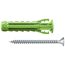 Spreizdübel-Set 'SX Plus Green' Ø 6 x 30 mm S mit Schraube, 90-teilig