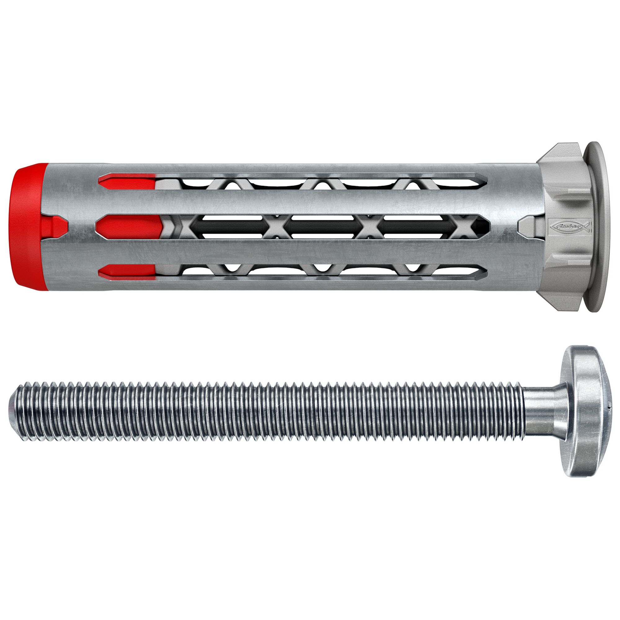 Schwerlastdübel und Schraube