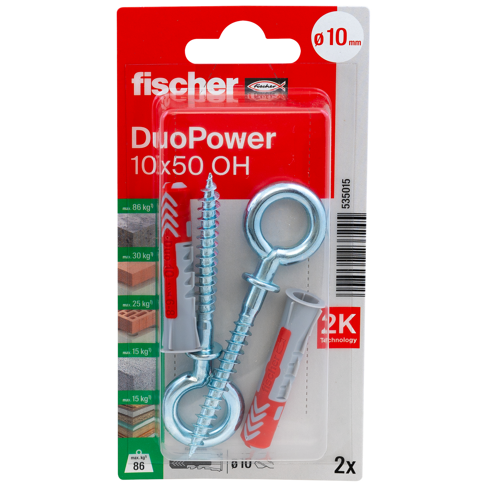 DuoPower 'OH' Ø 10 x 5 mm 2 Stück