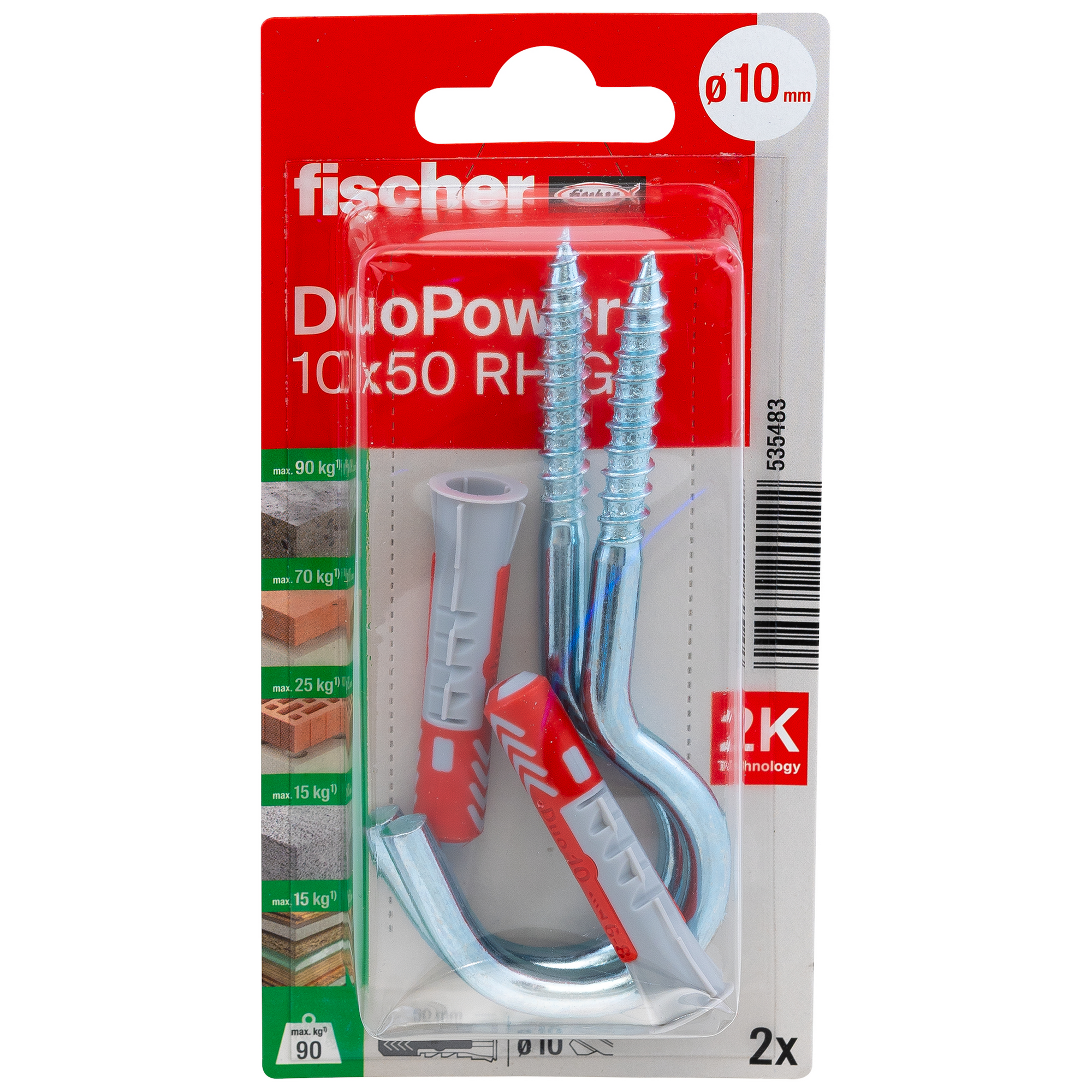 DuoPower 'RH G' Ø 10 x 5 mm 2 Stück