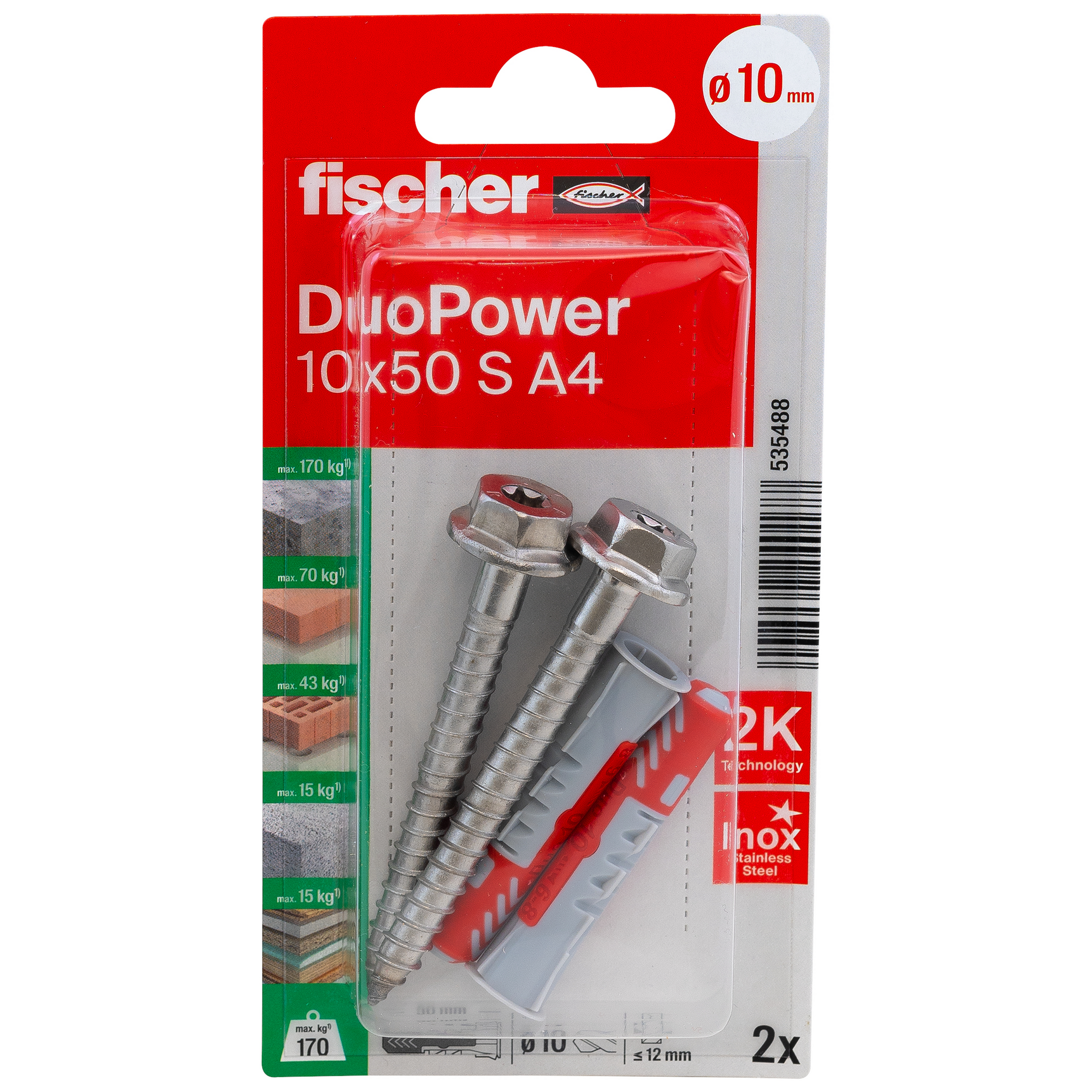 DuoPower 'S' Ø 10 x 5 mm 2 Stück