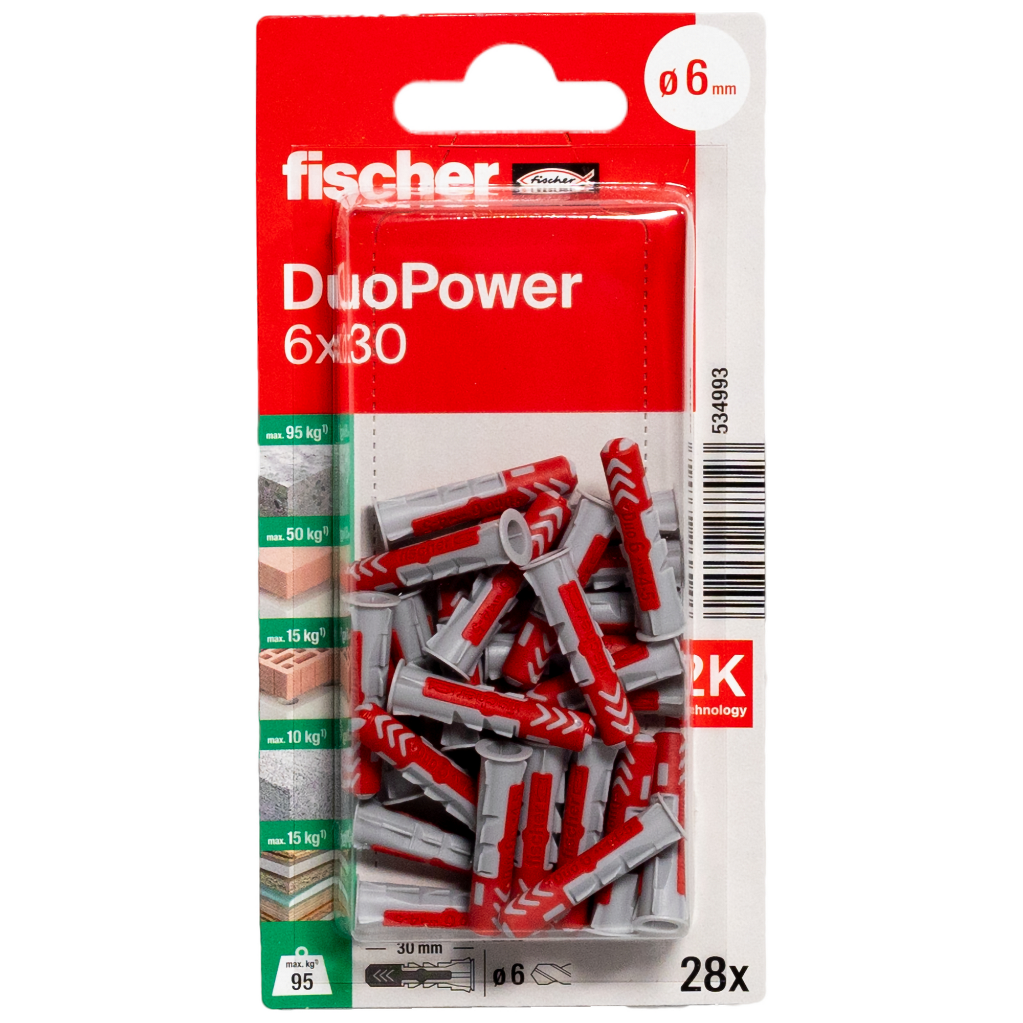 DuoPower Ø 6 x 3 mm 28 Stück