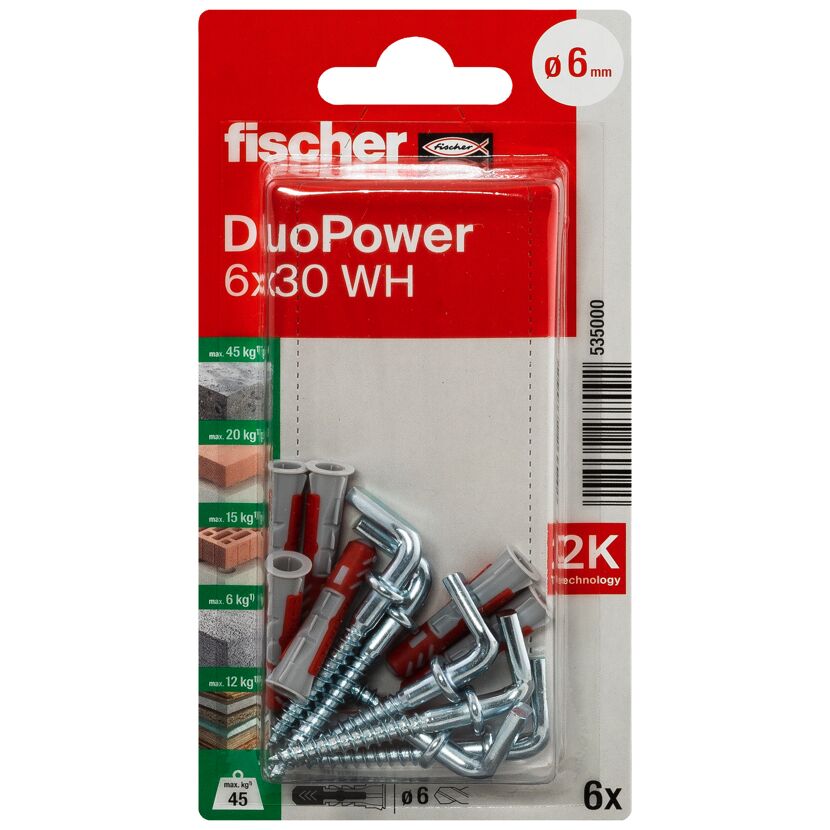 DuoPower 'WH' Ø 6 x 3 mm 6 Stück