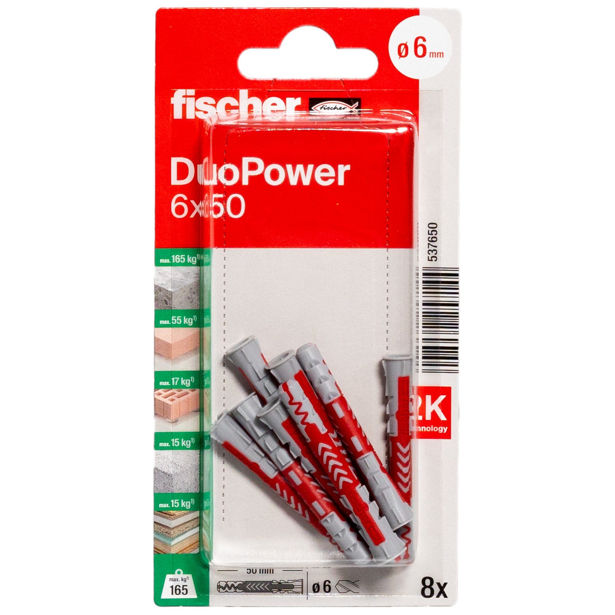 DuoPower Ø 6 x 5 mm 8 Stück
