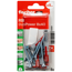 Regalbefestigung 'DuoPower' 4 mm 8 Stück