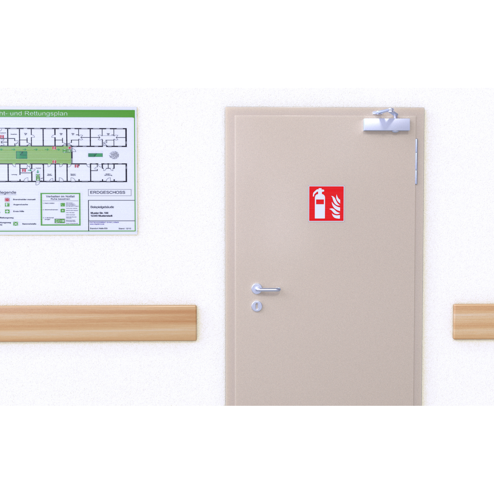 Fensterrahmendübel 'F M' 13,2 mm 6 Stück