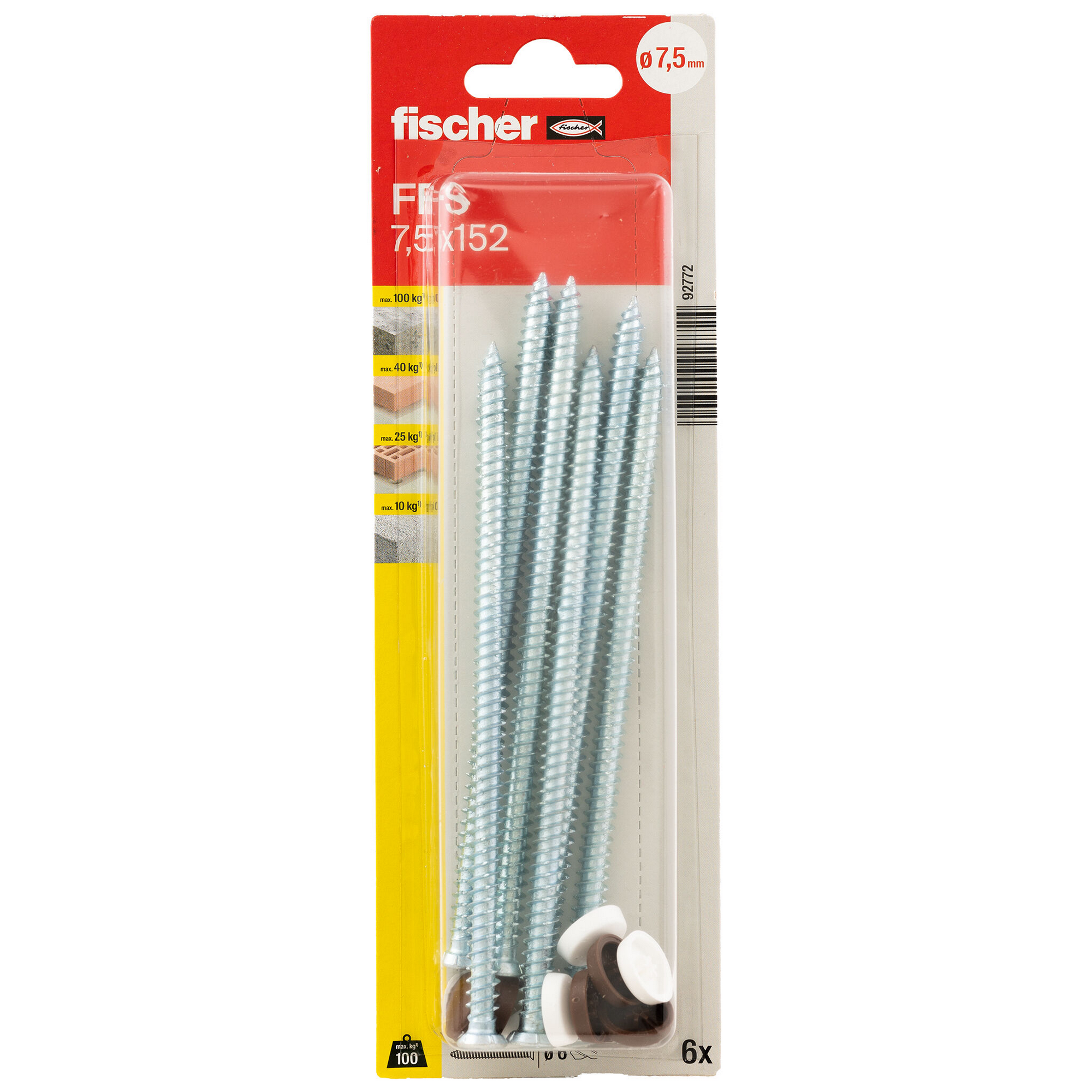 Fensterrahmenschraube 'FFS TX30' 15,2 mm 6 Stück