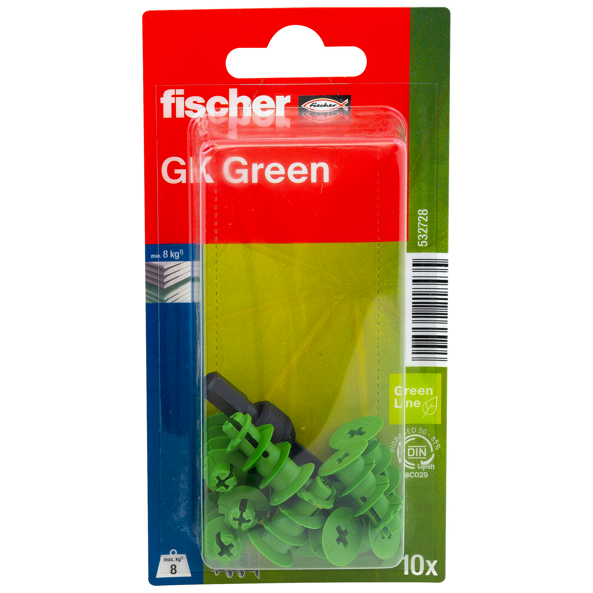 Gipskartondübel 'GK Green' 2,2 mm 10 Stück