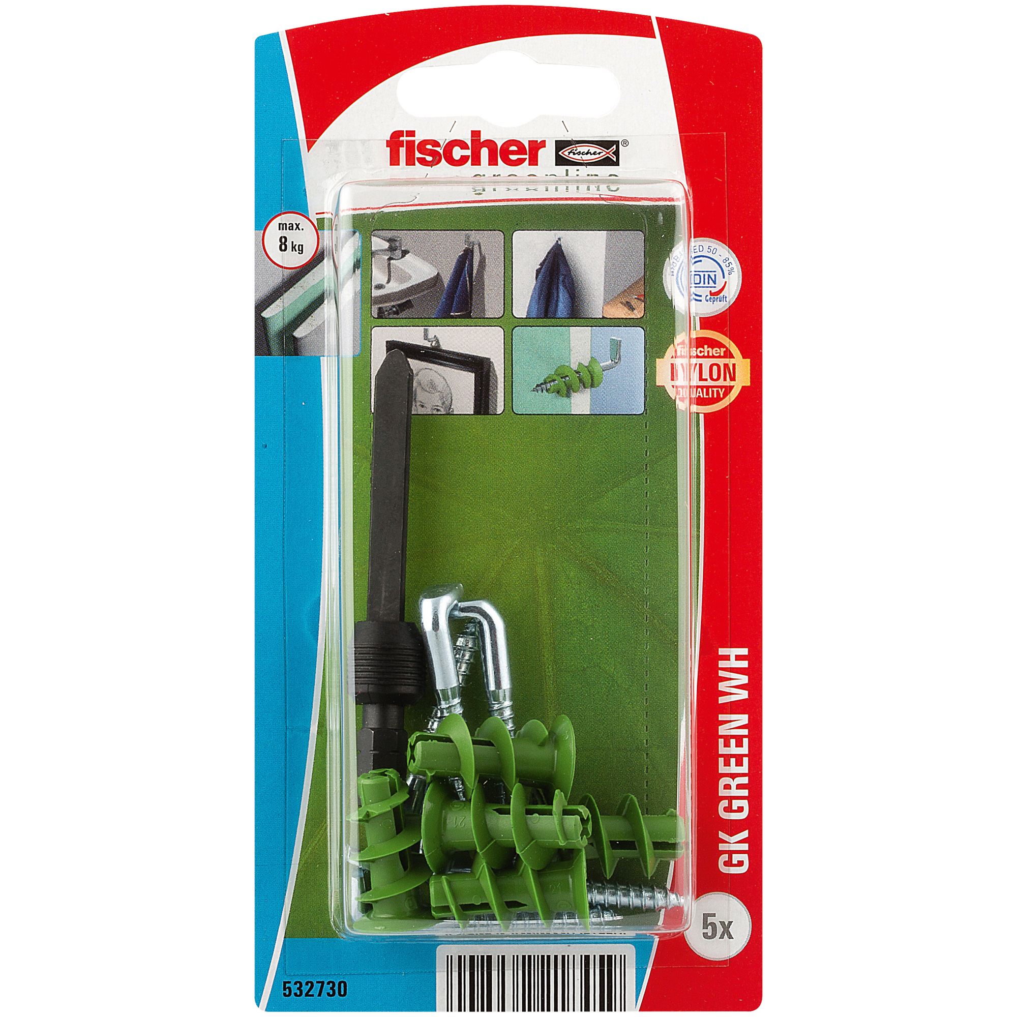 Gipskartondübel 'GK Green WH' 2,2 mm 5 Stück