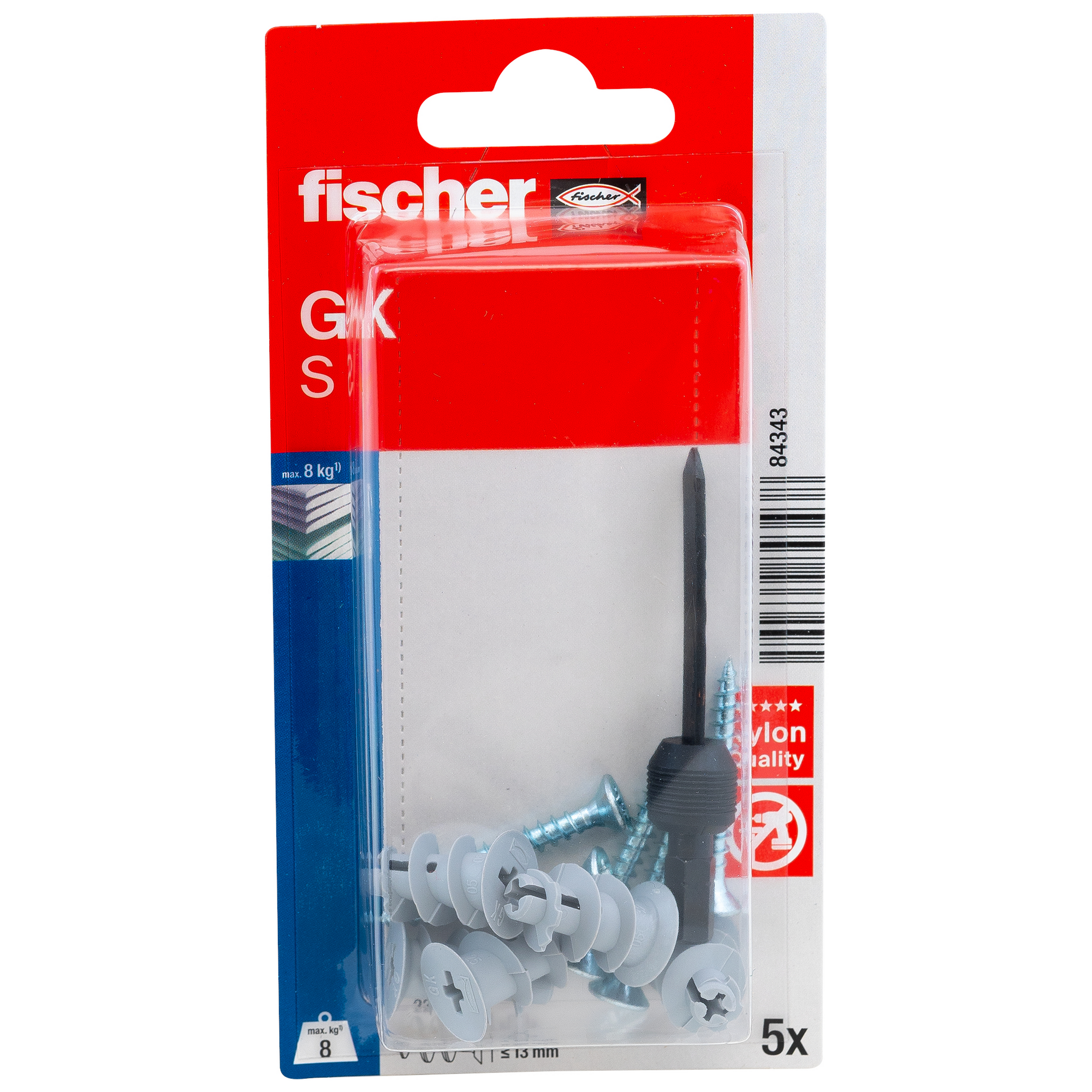 Gipskartondübel 'GK S' 2,2 mm 5 Stück