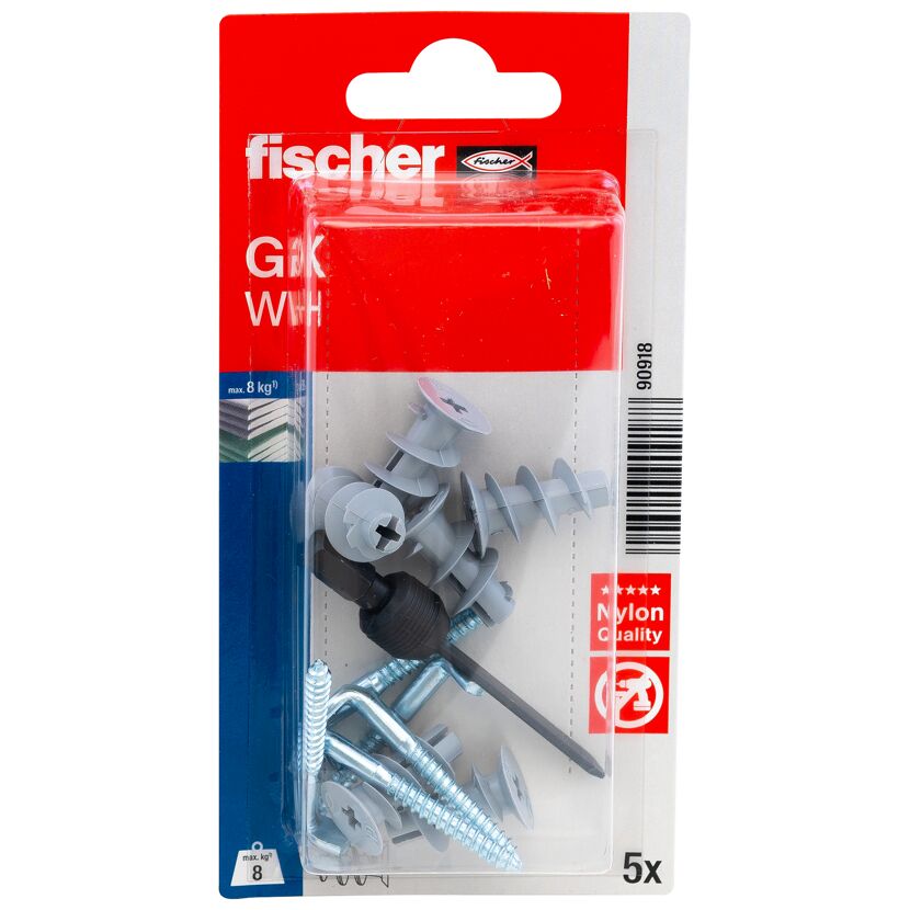 Gipskartondübel 'GK WH' 22 mm 5 Stück