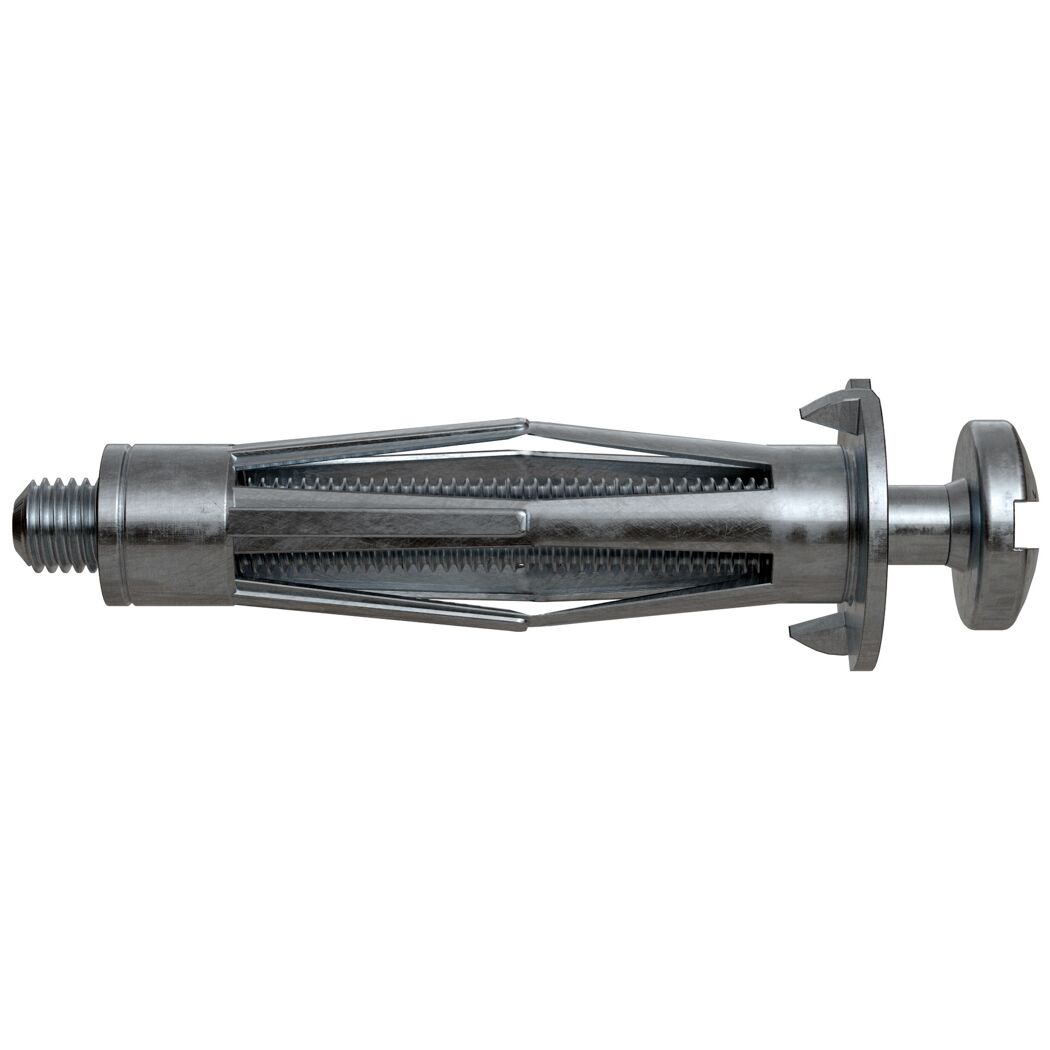 Hohlraum-Metalldübel 'HM' Ø 5 x 37 mm mit metrischer Schraube 8-teilig