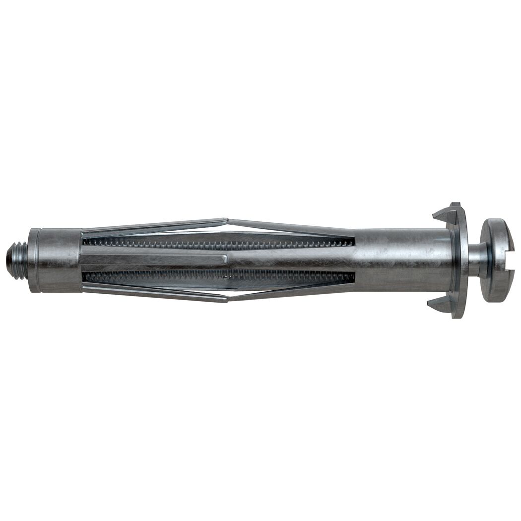 Hohlraum-Metalldübel 'HM' Ø 5 x 52 mm mit metrischer Schraube 8-teilig